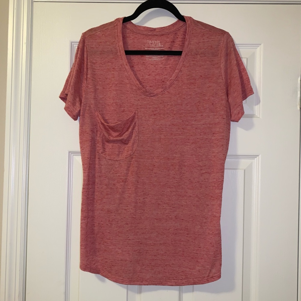 Women’s V-Neck Red Shirt